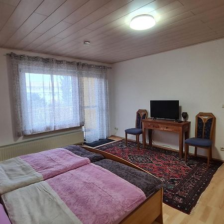 Gemuetliche 120 Qm Ferienwohnung Mit Balkon Adelsdorf Buitenkant foto