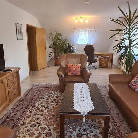 Gemuetliche 120 Qm Ferienwohnung Mit Balkon Adelsdorf Buitenkant foto