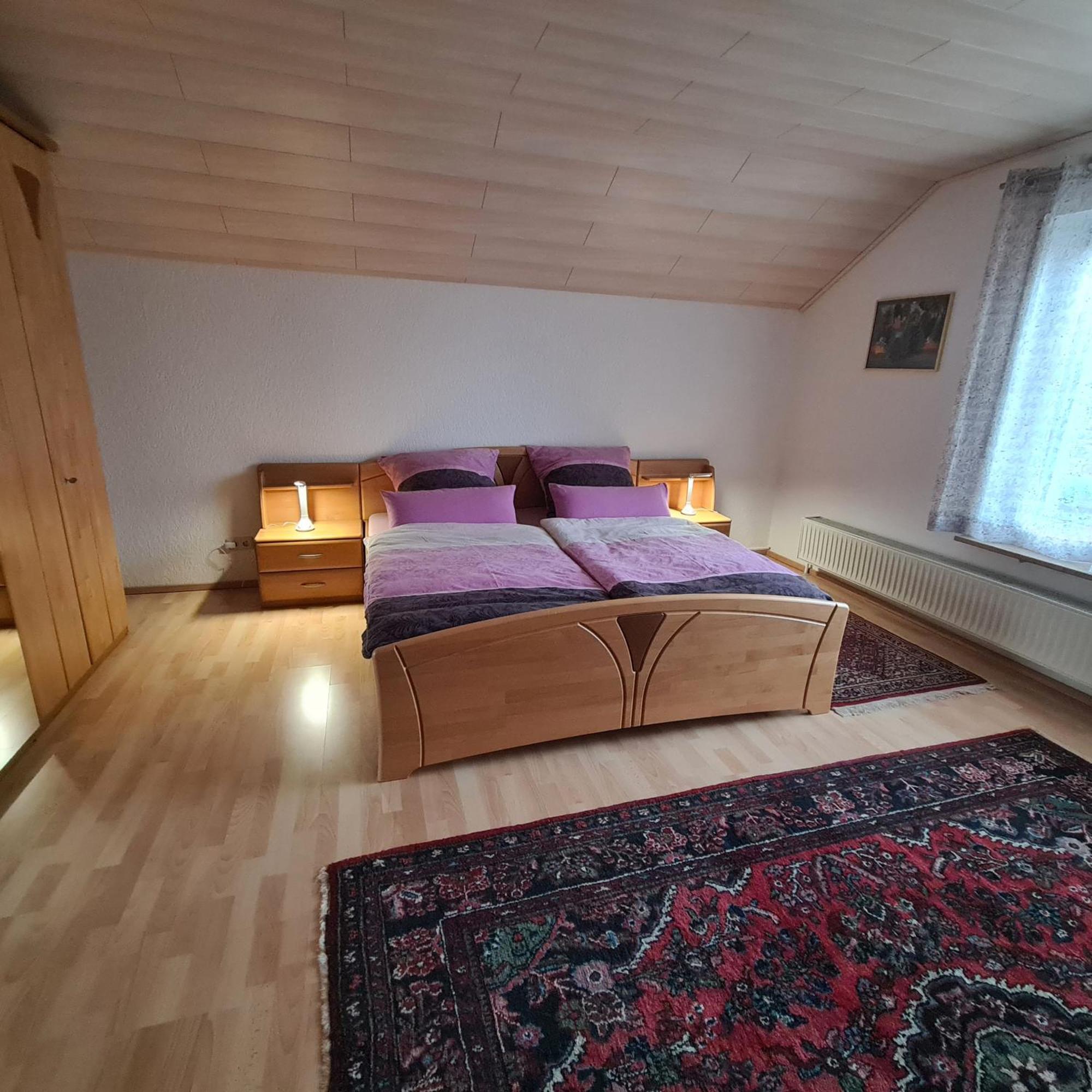 Gemuetliche 120 Qm Ferienwohnung Mit Balkon Adelsdorf Buitenkant foto
